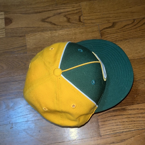 Reebok yellow and green NFL Green Bay packers hat men's size 7 3/8 - Picture 5 of 10